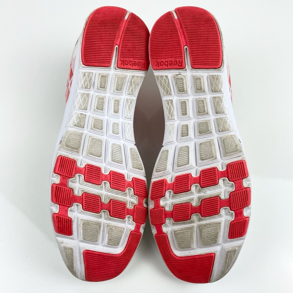 Reebok 3D FuseFrame White & Orange Women's Athletic Training Shoes Size 11.0 - Picture 7 of 10